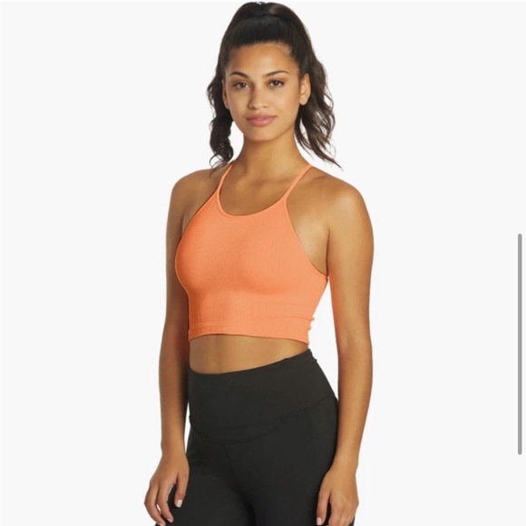 Free People - Cropped Run Tank Vivid Coral